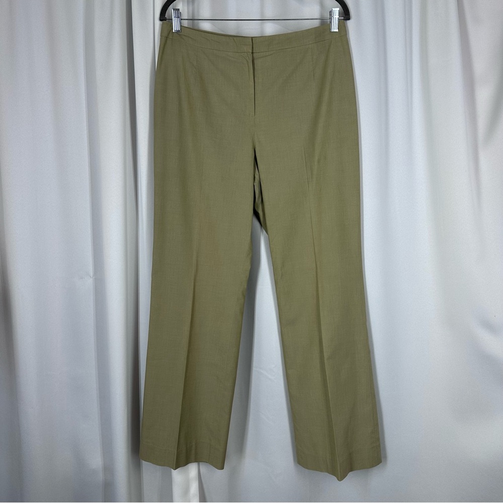 Doncaster Signature Cotton Silk Blend Khaki Pants Womens Size 10 Office‎ READ